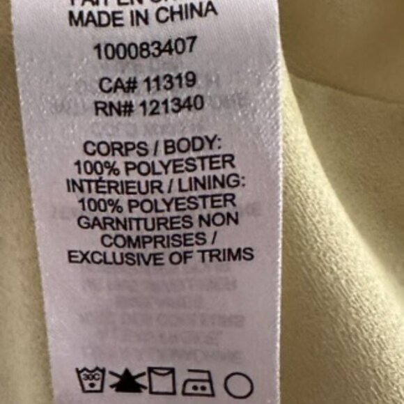 NWOT Long Sleeve Flare Mini Dress in Yellow Danty Floral - Size L - Picture 6 of 7